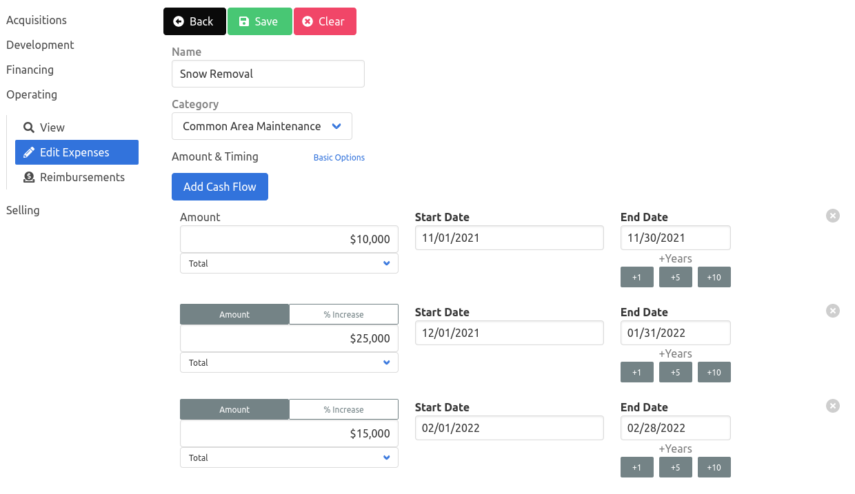 Create An Advanced Expense